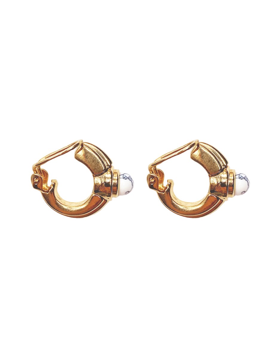 ART DECO HOOPS