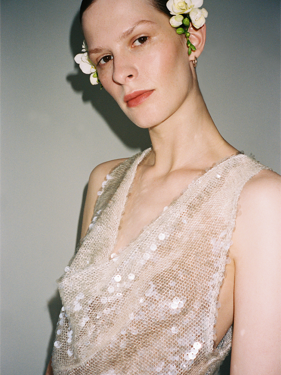 DRESS LOTUS SEQUINS